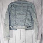 Bebe 2B  Light Blue Cropped Denim Jacket Photo 6