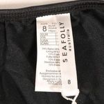 Seafolly NWT  Shine on Hipster Tie-Side Bottoms in Black Photo 7