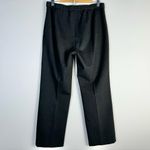 Lafayette 148 Italian Punto Milano Pant Charcoal Large Straight Leg Trouser Gray Photo 4