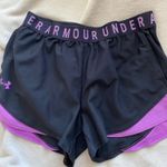 Under Armour Black And Purple Under Armor Shorts Photo 0
