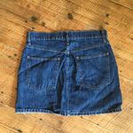 Gap  dark wash size 0 Y2K denim micro mini skirt Photo 2