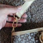 DKNY large monogram 2 way purse Photo 12
