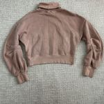 Free People “Rudy” turtleneck balloon sleeve pullover cotton sweatshirt sweater Photo 8