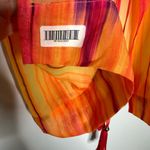 NWT Dolcessa Tie Dye Swim Cover Up Women's Pink Orange Size Small Photo 4