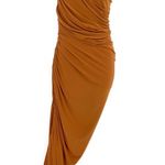 Norma Kamali Diana Gown Burnt Orange S/36 Photo 0