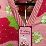 Strawberry Shortcake Allover Strawberry Print Women's Cardigan (Medium) Photo 7