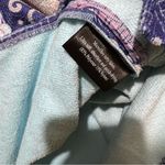 Vivida Blue and Cream Fluid Swim Coverup Or robe poncho hoodie:Box B Size undefined Photo 13