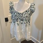 Anthropologie NWT By Linen Pjntuck Swing Tank Sz S Photo 4