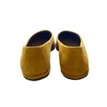 Crown Vintage Suede Flats Mustard Size 6 Yellow Photo 4