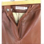 Anthropologie , Avec le Filles - Davina Vegan Leather Brown Culottes - XSP Photo 6