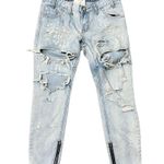 One Teaspoon  Size 24 Jeans Trashed Free Birds Destroyed Baggy Distressed Womens Photo 1