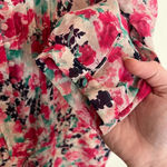 Joie  Floral Silk Romper Photo 5