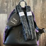Lounge Fly  Sleeping Beauty Maleficent Purple Sequin Backpack UK Exclusive. NWT Photo 4