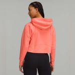 Lululemon Loungeful Cropped Hoodie in Raspberry Cream Size 4/6 (?) Photo 4