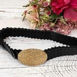 Vintage Stretchable Black Scales Belt Photo 0