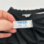 WARNERS Vintage Cami Women 36 Black Lace Trim Camisole Nylon Slip Top Undershirt Photo 4