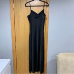 Halogen  Black Maxi Slip Dress - Size Medium Photo 1
