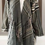 Buffalo ’s I jeans Plaid Fringe Cardigan, Size M Photo 11