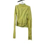 Free People  Movement Women's Yellow Mock Neck Long Sleeve‎ Textured Top Size M/L Photo 1