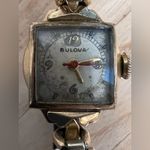 Bulova  Super Rare Vintage Mechanical Ladies Watch Gold Plated Case Bracelet Photo 5