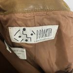 BB Dakota  Leatherwear Brown Vintage Leather Pencil Straight Skirt Size 11/12 Photo 5