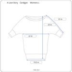 A Love Story Cable Knit Cardigan Women M Dolman Sleeve Rhinestone Button Sweater Pink Size L Photo 6