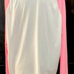 SheIn Pink Sleeves/white Longsleeves T-Shirt - Size Large with bag Photo 2