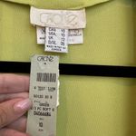 Cache Vintage  Gold Label Lime Green Open Front Lightweight Cardigan Size 10 NWT Photo 8