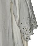 Daniel Cremieux Daniel Cremieux Blouse Top Size Small White With Floral Lace Rayon Womens Photo 2