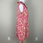 Lulu B Dress Womens XL Pink Colorful Psychedelic Ruffle Neck UPF50 Beach Travel Photo 4