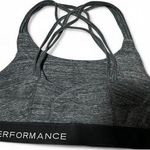 Calvin Klein Gray and Black Sports Bra with Strappy Design Photo 1