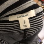 Caslon Grey blaack striped fitted blazer button front long sleeve goth grunge office siren core #corpcore Size S Photo 3