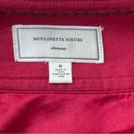 Moulinette Soeurs Anthropologie Red Black Bubble Mini Skirt Sz 0 Photo 2