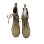 Sorel Beige LaceUp Block Heel AnkleHigh Modern Boots US 8.5 outdoors fall Photo 5