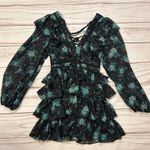 Altar'd State  Maisley Ruffle Floral Mini Dress Size XS NWT Photo 3