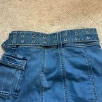 Urban Outfitters Denim Mini Skirt with Belt Photo 2