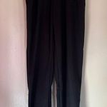 Nike womens xs triple black track pants zipper bottoms Photo 0