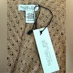 Rachel Zoe Metallic Tan Gold Bronze Open Knit Kimono Cardigan NWT One Size Photo 7