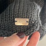 Shannon Passero Black Chunky Scoop Neck 100% Cotton Sweater Size Large NWT Photo 2