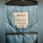 RVCA Women's  Rellics Side Zipper Blue Lines Black Peacoat Size M Photo 6