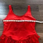 Kortni Jeane Waffled Maroon Skirted One Piece Swimsuit NWT Size Large Photo 3