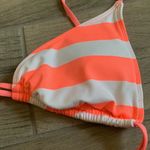 Mossimo coral stripe bikini top Size M Photo 1