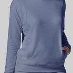 Tommy John Zen Waffle Hoodie, Size XL Blue Photo 0