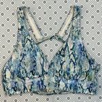 Next Swim Bralette Top – Size 34B/C
Blue snakeskin print bikini Blue Size M Photo 0