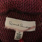 French Laundry  Maroon Burgundy Cowl Neck Sweater w/Black Button Detail Size 1X Photo 1