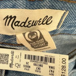 Madewell Low Slung Straight Jeans Sevilla Wash Blue Straight Slouchy US 28 NWT Photo 8