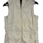 Marmot  Reversible Vest Womens M Beige Puffer & Brown Fleece Full Zip Outdoor Photo 0