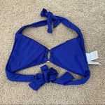 Trina Turk  Getaway Ring Halter Bikini Top Ultramarine Blue 0 Photo 3