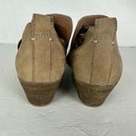 Frye  Womens Rowen Slip On Ankle Boot Size 9.5 Suede Leather Cut Out Point Toe Photo 3