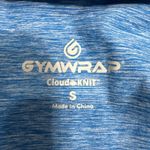 Gymwrap Women's Jacket Sz S Bluebell Heathered Knit Zip Photo 2